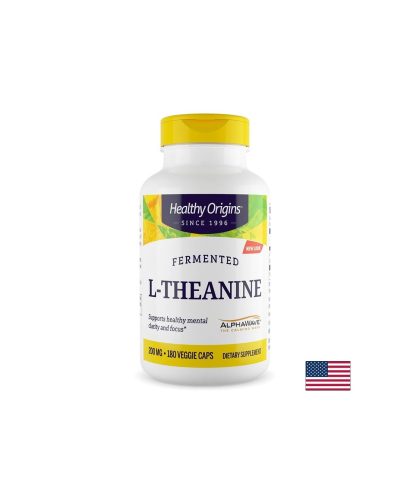 L-Теанин – Спокойствие и ментален фокус, 100 mg, 180 капсули