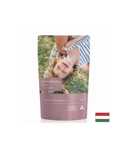Лактоферин 600 mg + глицин - Laktoferrin Plus – Имунна защита и чревен баланс, 30 дневни дози, 120 g прах