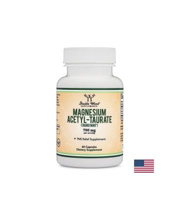 Magnesium Acetyl-taurate (TAURO-MAG®)/ Магнезий ацетил таурат, 60 капсули Double Wood