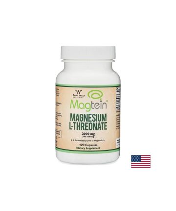 Magnesium L-threonate/ Магнезий Л-треонат, 100 капсули Double Wood