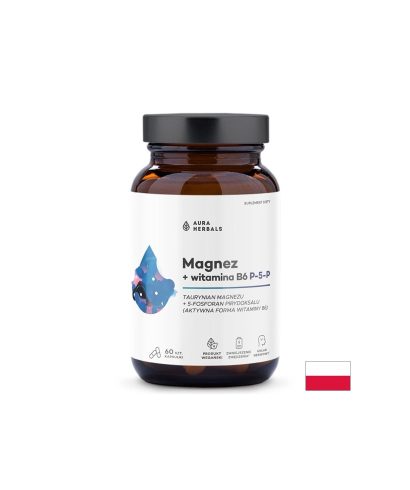 Магнезий 59 mg + Витамин B6 2.1 mg Спокойна нервна система и нормална мускулна функция 60 капсули
