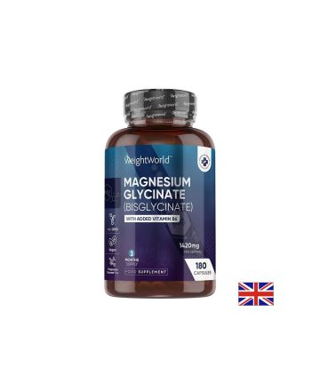 Магнезий бисглицинат 100 mg + Витамин B6 – Спокоен сън и нервна система, 180 капсули