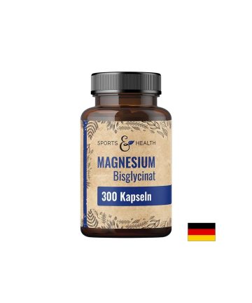 Магнезий (бисглицинат) 133 mg – Мускули, сърце и нервна система, 300 капсули