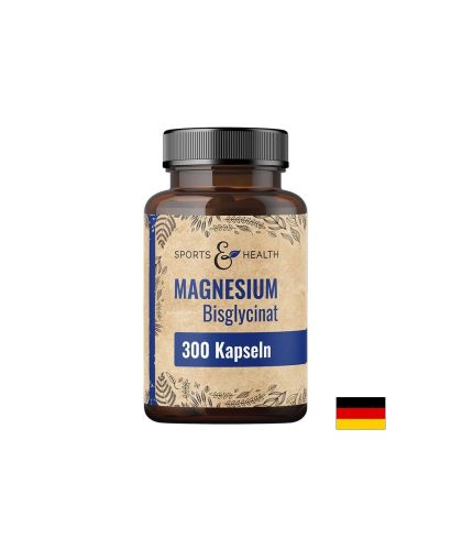 Магнезий (бисглицинат) 133 mg – Мускули, сърце и нервна система, 300 капсули