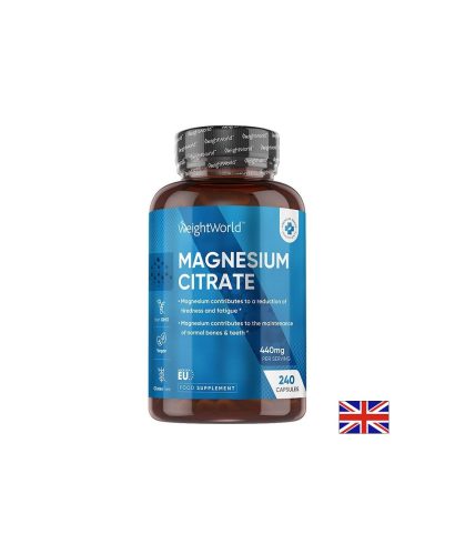 Магнезий цитрат 222 mg Мускули, енергия и сърце 240 капсули