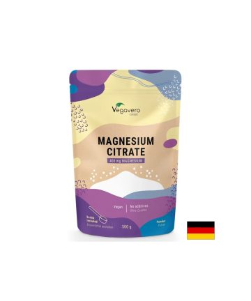 Магнезий цитрат – При мускулни крампи, нервно напрежение и умора, 200 mg, 500 g прах