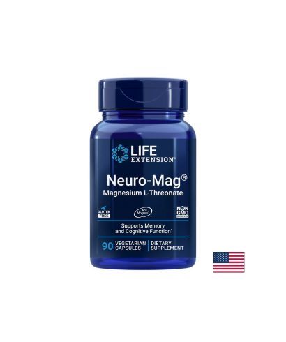 Магнезий L-треонат – Концентрация и памет, Neuro-Mag®, 144 mg, 60 желирани таблетки