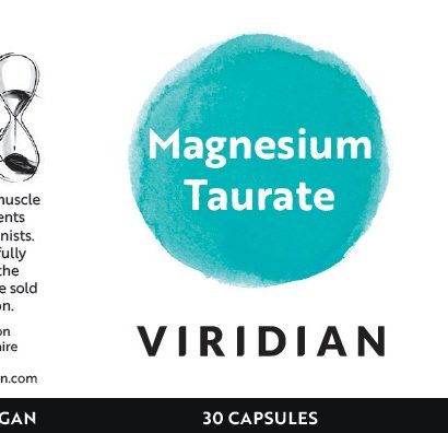 Магнезиев таурат - Viridian, 30 капсули