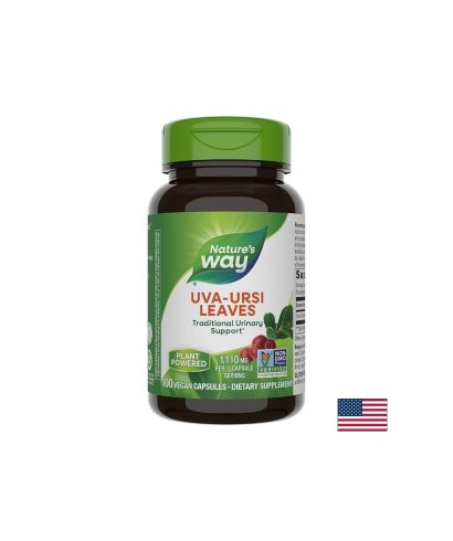 Uva Ursi Leaves/ Мечо грозде (лист) 480 mg х 100 капсули Nature’s Way