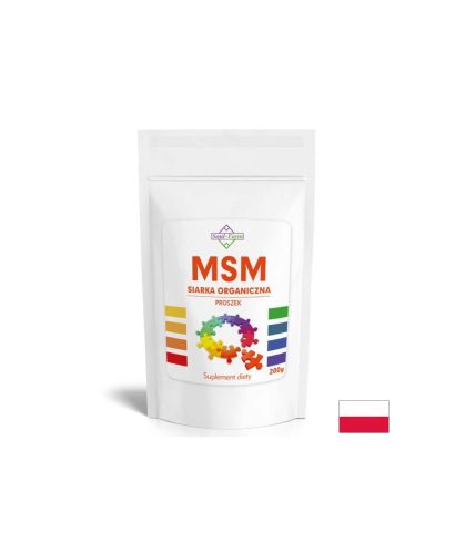 МСМ (метилсулфонилметан) – Здрави стави и гъвкави сухожилия, 1000 mg, 200 g прах