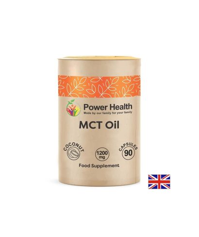 МСТ масло (от кокос) Енергия и горене на мазнини 1200 mg, 90 капсули