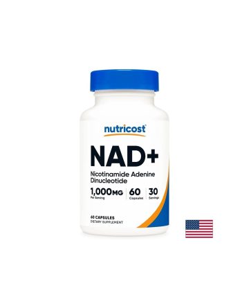 NAD+ (никотинамид аденин динуклеотид) – Анти-ейджинг и клетъчно възстановяване, 500 mg, 120 капсули