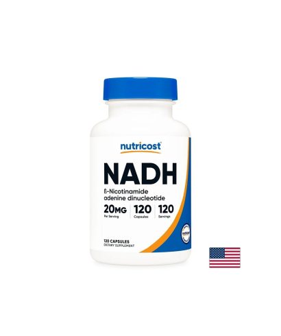 NADH (β-никотинамид аденин динуклеотид) – Фокус и умствена енергия, 20 mg, 120 капсули