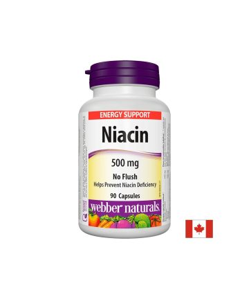 Niacin/ Ниацин 500 mg x 90 капсули Webber Naturals