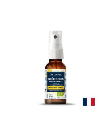 Олеополис – Спрей за гърло с етерични масла при дразнене и сухота, 20 ml