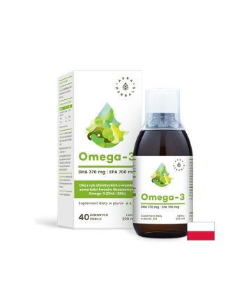Омега-3 1400 mg EPA/ 740 mg DHA Здраво сърце, добра концентрация и ясно зрение 200 ml