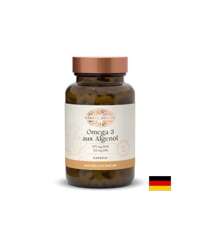 Омега-3 от водорасли (375 mg DHA/ 125 mg EPA) - За концентрация, зрение и здраво сърце, 500 mg х 30 капсули