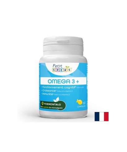 Омега 3 + Витамини A, D3, E, K2 – Мозък и зрение за деца, 60 капсули