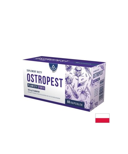 Ostropest Бял трън Пречистване на черния дроб и подкрепа за жлъчката 214 mg, 60 капсули