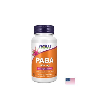Пара-аминобензоена киселина 500 mg, PABA, 100 капсули
