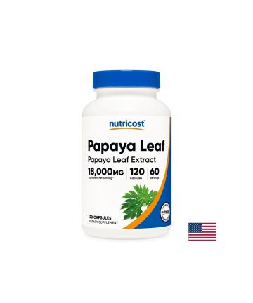 Папая (лист) – Подуване и храносмилателен дискомфорт, 1200 mg, 120 капсули