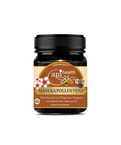 Пчелен мед Манука с пчелна отрова и пчелен прашец PollenVENZ MGO 100+ Енергия и имунна подкрепа 250 g