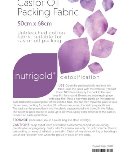 Плат за компреси с рициново масло Nutrigold