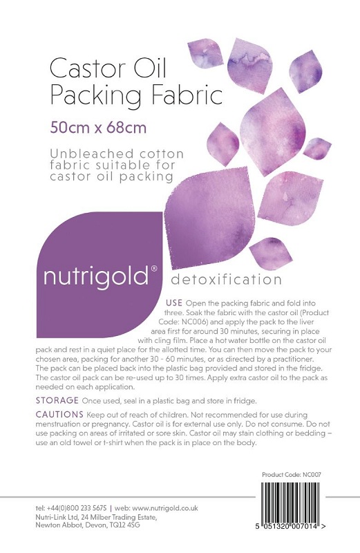 Плат за компреси с рициново масло Nutrigold