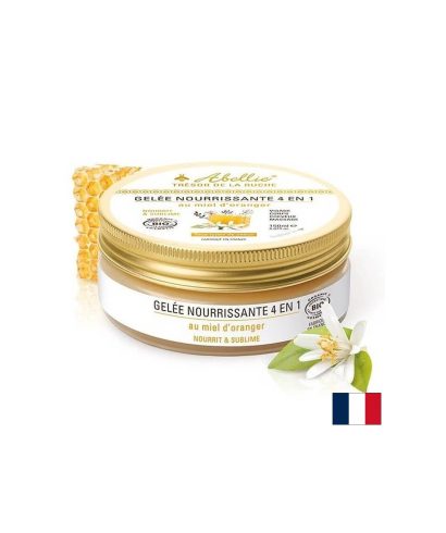 Подхранващо желе-маска с мед – За суха кожа, устни и изтощена коса, 150 ml