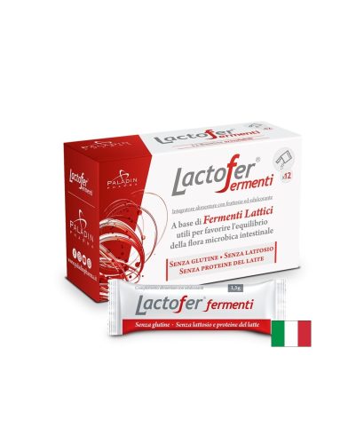 Пробиотик Lactofer® (Лактофер) - Облекчение при запек, подуване и тежест, 5 милиарда живи култури, 12 сашета