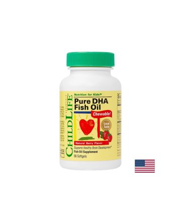 Pure DHA – Концентрация и добро зрение при децата, 180 mg Омега-3, 90 дъвчащи таблетки
