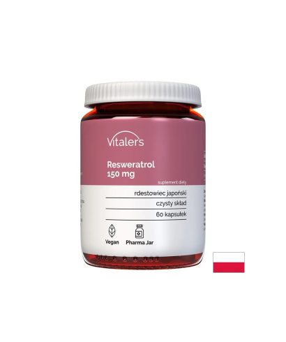 Ресвератрол – Дълголетие и клетъчно подмладяване, 150 mg, 60 капсули