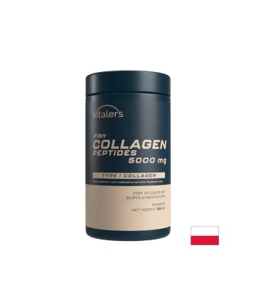 Рибни колагенови пептиди – Здрава кожа, коса и стави, 5000 mg, 350 g прах
