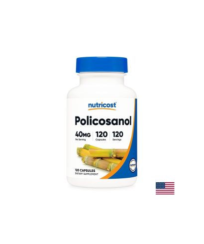 Сърдечно-съдова система - Поликосанол (Policosanol), 40 mg x 120 капсули Nutricost