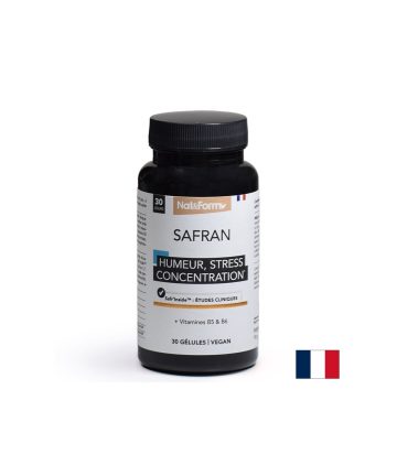 Шафран 30 mg + Витамин B5 и B6 – Емоционален баланс и спокойствие, 30 капсули