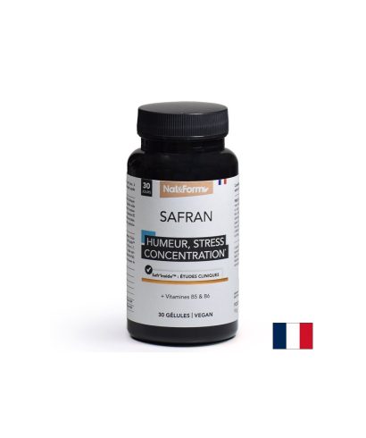Шафран 30 mg + Витамин B5 и B6 – Емоционален баланс и спокойствие, 30 капсули