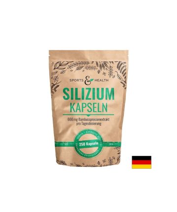 Силиций от бамбук – Здрава коса, кожа и нокти, 250 mg, 250 капсули