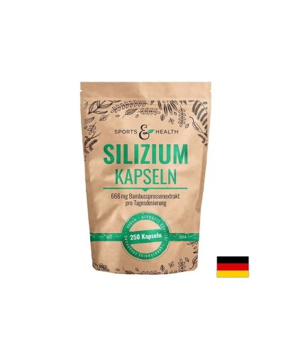 Силиций от бамбук – Здрава коса, кожа и нокти, 250 mg, 250 капсули