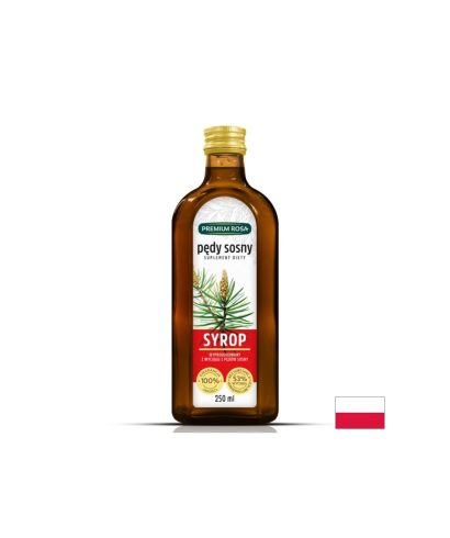 Сироп от борови връхчета с витамин C – При кашлица и хрема, 250 ml