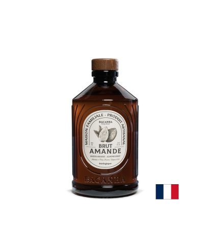 Сироп с бадеми – Френски сироп за кафе, коктейли и десерти, Bacanha Brut Amande, 400 ml