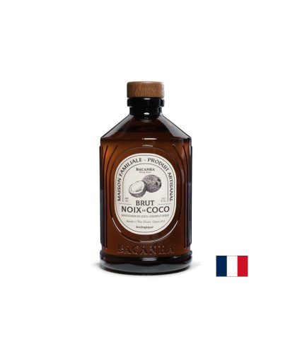 Сироп с кокос – Френски сироп за коктейли, кафе и десерти, Bacanha Brut Noix de Coco, 400 ml