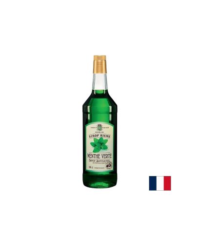 Сироп Зелена Мента – За коктейли и освежаващи напитки, 1000 ml