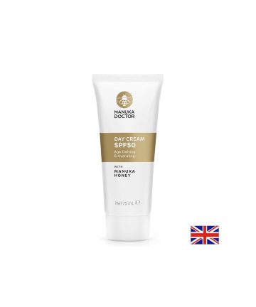 Слънцезащитен крем за лице SPF 50 с мед от Манука, 75 ml