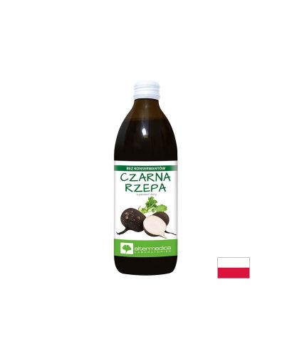 Сок от черна ряпа + Витамин C 120 mg – Имунна защита и спокойно дишане, 500 ml, 10 дози