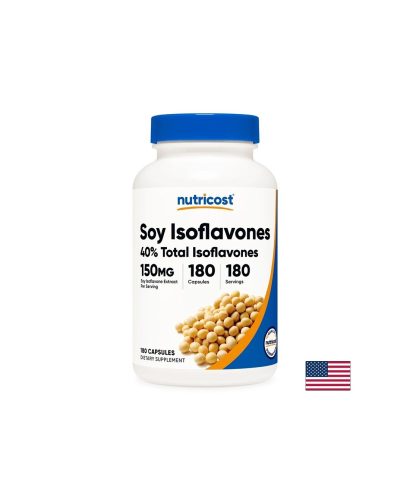 Соя изофлавони – При менопауза и хормонални промени, 150 mg, 180 капсули
