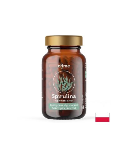 Спирулина – Енергия и кръвотворене, 380 mg, 60 капсули