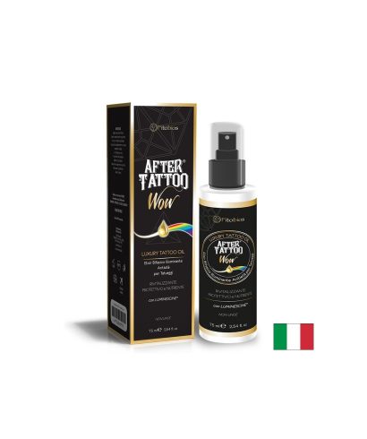 Спрей за татуировки – Подхранване и блясък After Tattoo Wow, 75 ml
