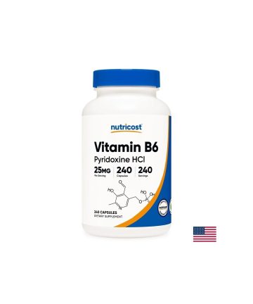Стрес и добро настроение - Витамин B6 Pyridoxine HCI, 25 mg х 240 капсули