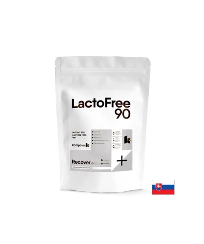 Суроватъчен протеин изолат без лактоза LactoFree 90 За възстановяване и мускулна сила Вкус шоколад, 500 g / 16 дози