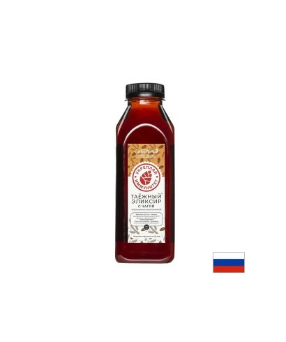 Тайга Еликсир с гъба чага и сибирска ела – Силен имунитет и тонус, 500 ml